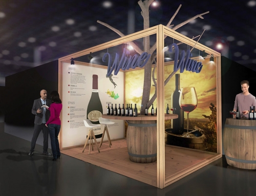 Exhibition stand wood